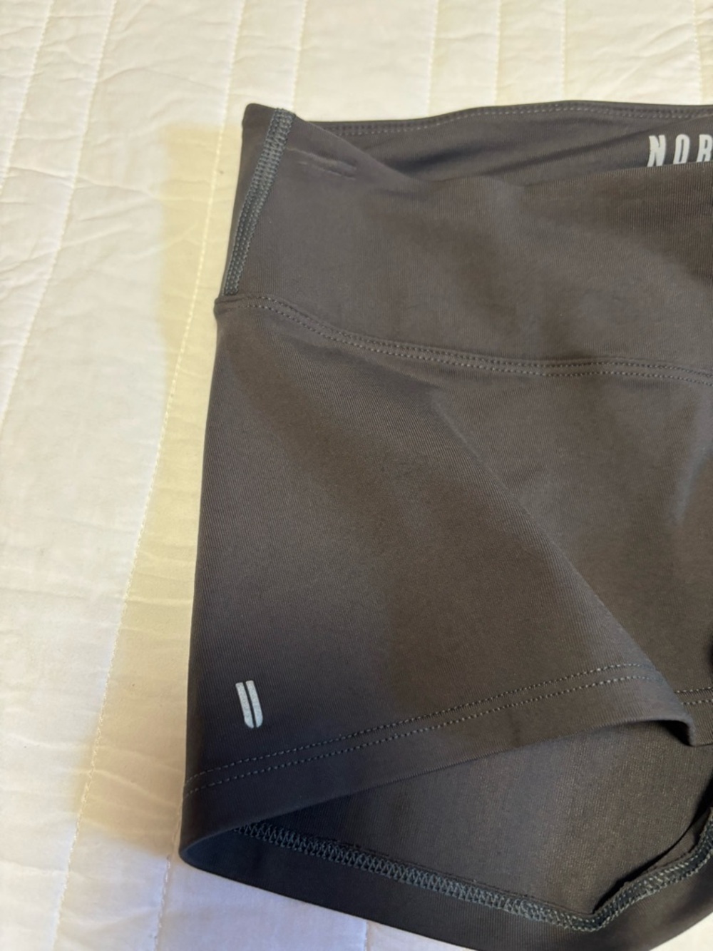 NoBull Women’s 2” Fitted Shorts - Dark Shadow Gray Size Small - Picture 6 of 11